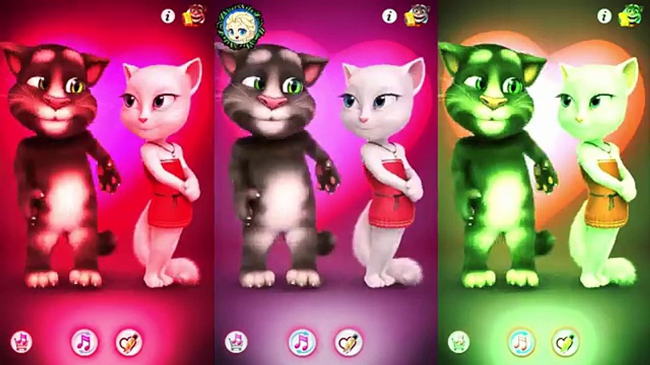 Baby Learn Colors with My Talking Tom Colours for Kids Animation Education Cartoons videos 2017[1]