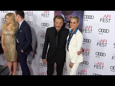 Johnny Hallyday & Laeticia Hallyday AFI FEST Rules Don't Apply World Premiere Red Carpet