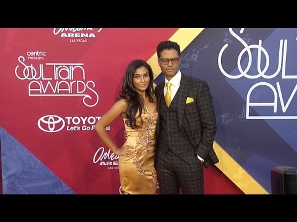 Eric Benet & Manuela Testolini 2016 Soul Train Awards Red Carpet