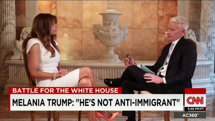 Melania Trump- Donald Trump 'is not racist'