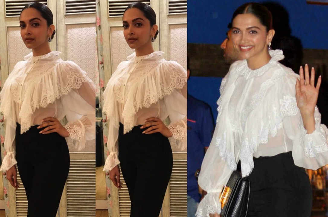Deepika Spotted  At Mumbai Indians Party