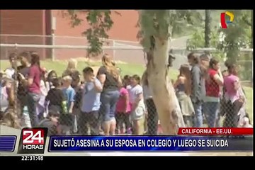 EEUU: sujeto asesina a su esposa en colegio y luego se suicida