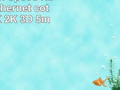 Ligawo High Speed HDMI avec Ethernet coton bleu 4K 2K 3D 5m