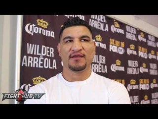 Chris Arreola "You're right I dont belong in the ring w/WIlder but this wont be like the last fight"