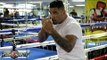 Deontay Wilder vs. Chris Arreola full video- COMPLETE Arreola media workout video