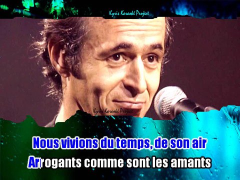Jean-Jacques Goldman - Je voudrais vous revoir KARAOKE / INSTRUMENTAL