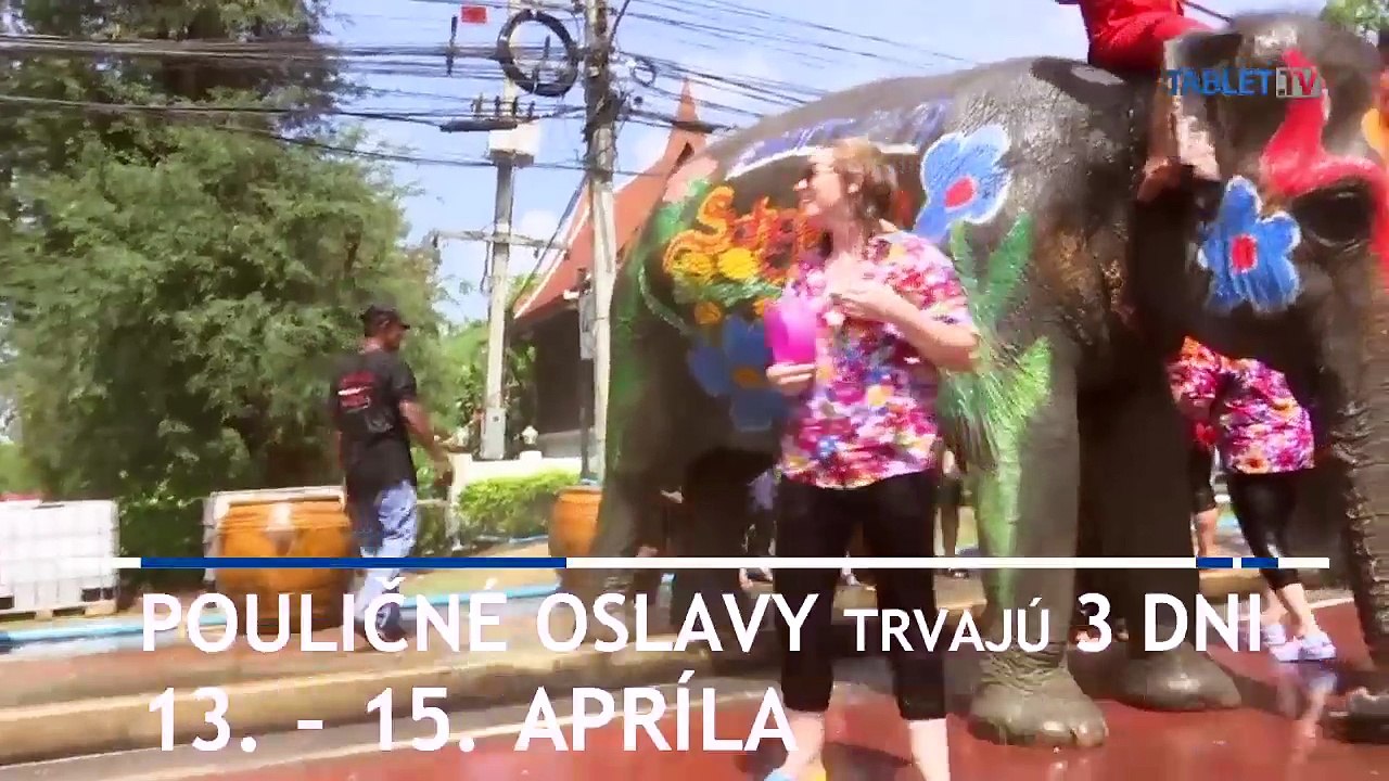 Thajčania sa pripravujú na oslavy Nového roka vodou