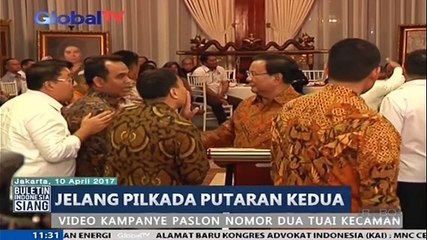 Beredarnya Video Kampanye Paslon Nomer Dua Tuai Kecaman