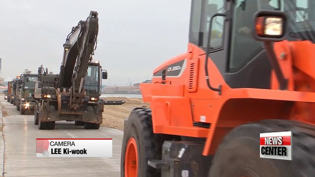 Largest ever S. Korea-U.S. military logistics drills take place in Pohang