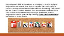 Finance Assignment Help |  homework help online | homeworkhelp247.com