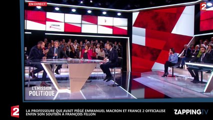 Emmanuel Macron : La prof qui a piégé France 2 avoue son soutien à François Fillon (Vidéo)