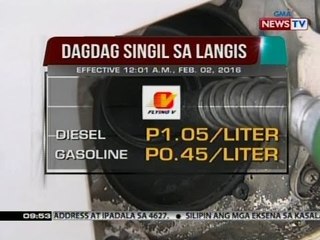 SONA: Presyo ng langis, nakatakdang tumaas mamayang hatinggabi