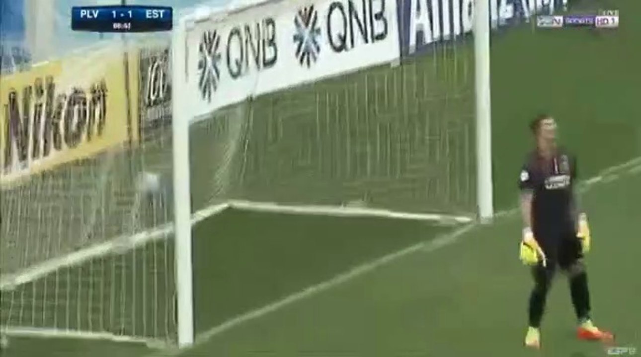 1-1 Kaveh Rezaei Goal HD - Lokomotiv Tashkent - Esteghlal Tehran 11.04.2017