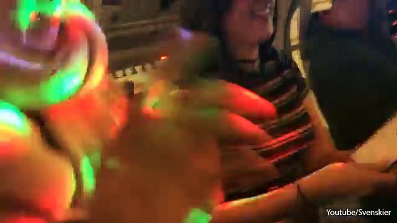 Rave on a train
