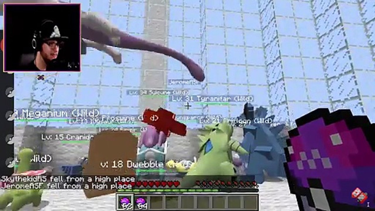 Minecraft POKEMON BLIND BATTLE CHALLENGE Pixelmon Funny Moments