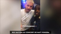 Bain froid pour Moussa Sissoko, Rio Mavuba en compagnie de Matt Pokora