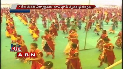7,000 Girls Perform 'Kuchipudi' In Vizag To Set New Record