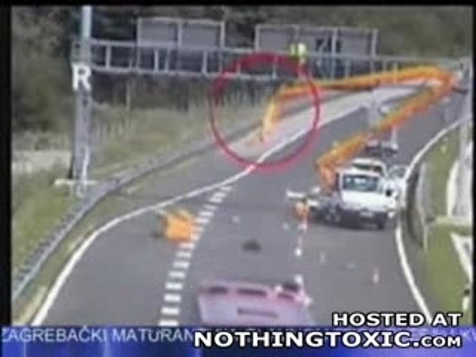 Accident sur l'autoroute