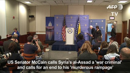 McCain Urges Immediate Action to Stop Assad's 'Murderous Rampage' in Syria 🚨