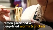 Japan's Ramen Is Served With A Crawly Twist