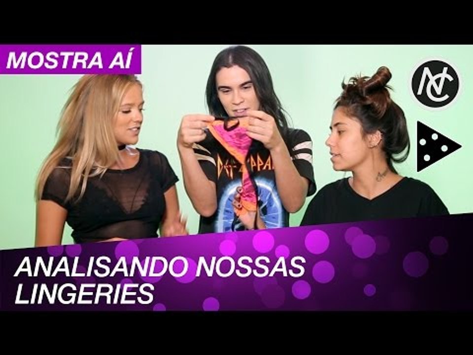 AS LINGERIES DE GABI RIPPI, GABI LOPES E RAFA UCCMAN