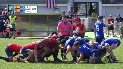 REPLAY SPAIN / USA - RUGBY EUROPE U18 CHAMPIONSHIP 2017