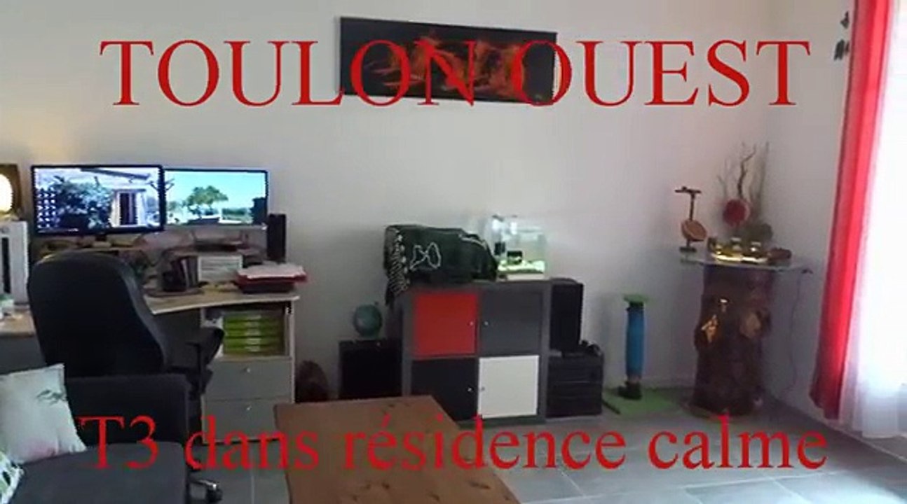 Bel appartement T3 Toulon ouest - Residence calme et securisee