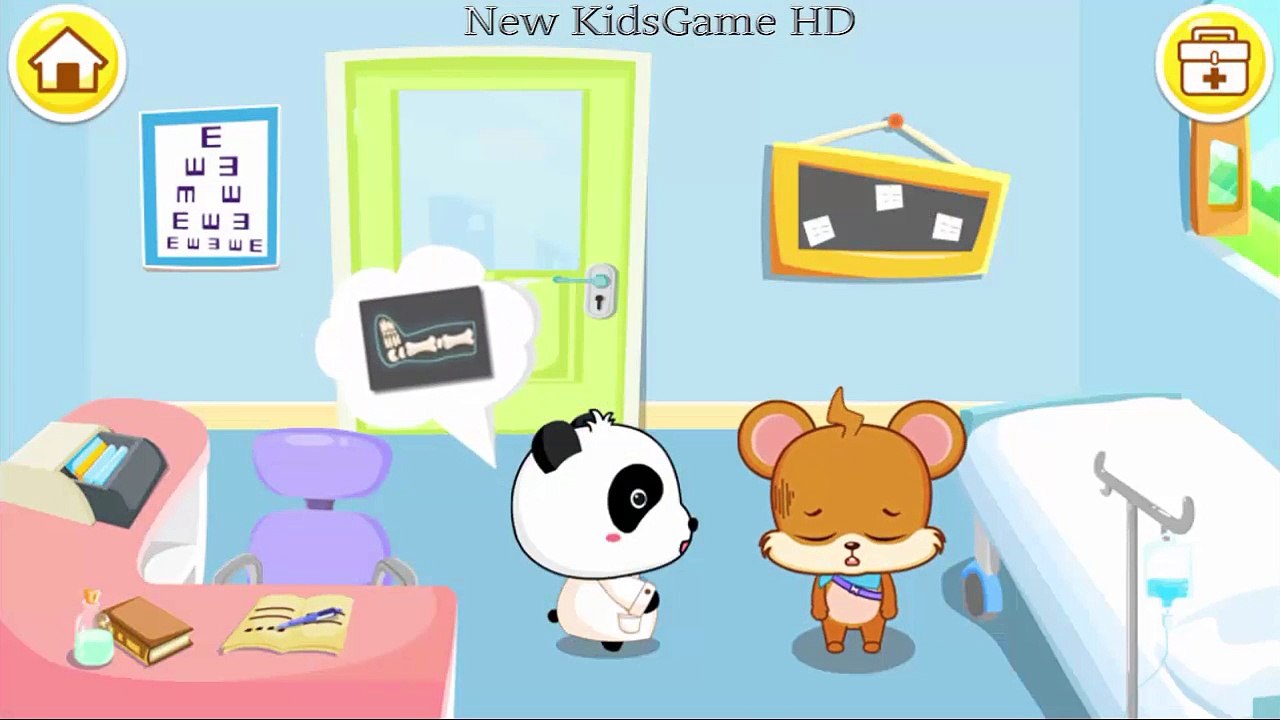 Baby Panda Video Games - Doctor Panda - My Hospital asd Babyteaching Compilation - NEW Fun Baby Gam