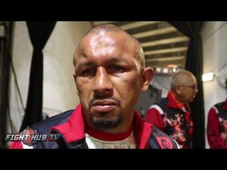Orlando Salido "I dont know what the judges were seeing! He never hurt me bad!"