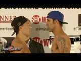 Ruslan Provodnikov vs. John Molina COMPLETE Weigh In & Face Off video