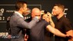 UFC 199: Rockhold vs. Bisping 2 Face Off & Cruz vs. Faber 3 Face Off