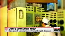 China seems to be upping pressure on N. Korea following U.S.-China summit