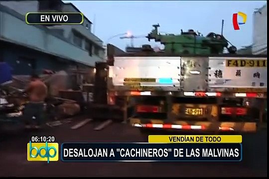 Cercado: desalojan a informales que ocupaban espacios públicos en zona de Las Malvinas