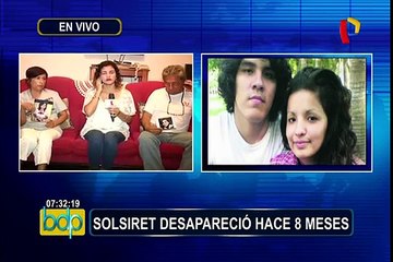 Joven desaparecida hace 8 meses: padres exigen se profundice investigaciones