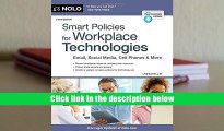 Best Ebook  Smart Policies for Workplace Technologies: Email, Social Media, Cell Phones   More