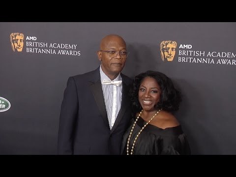Samuel L Jackson & LaTanya Richardson Walk The Carpet 2016 Britannia Awards