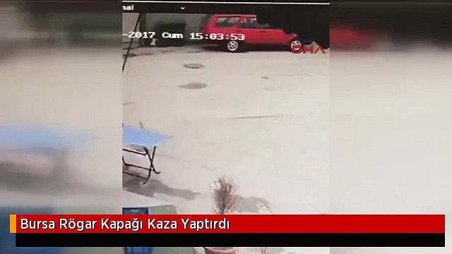 Bursa Rögar Kapağı Kaza Yaptırdı