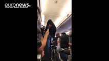 Passenger dragged off overbooked United Airlines flight