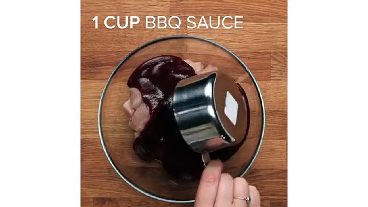 3-Ingredient BBQ Popcorn Chicken