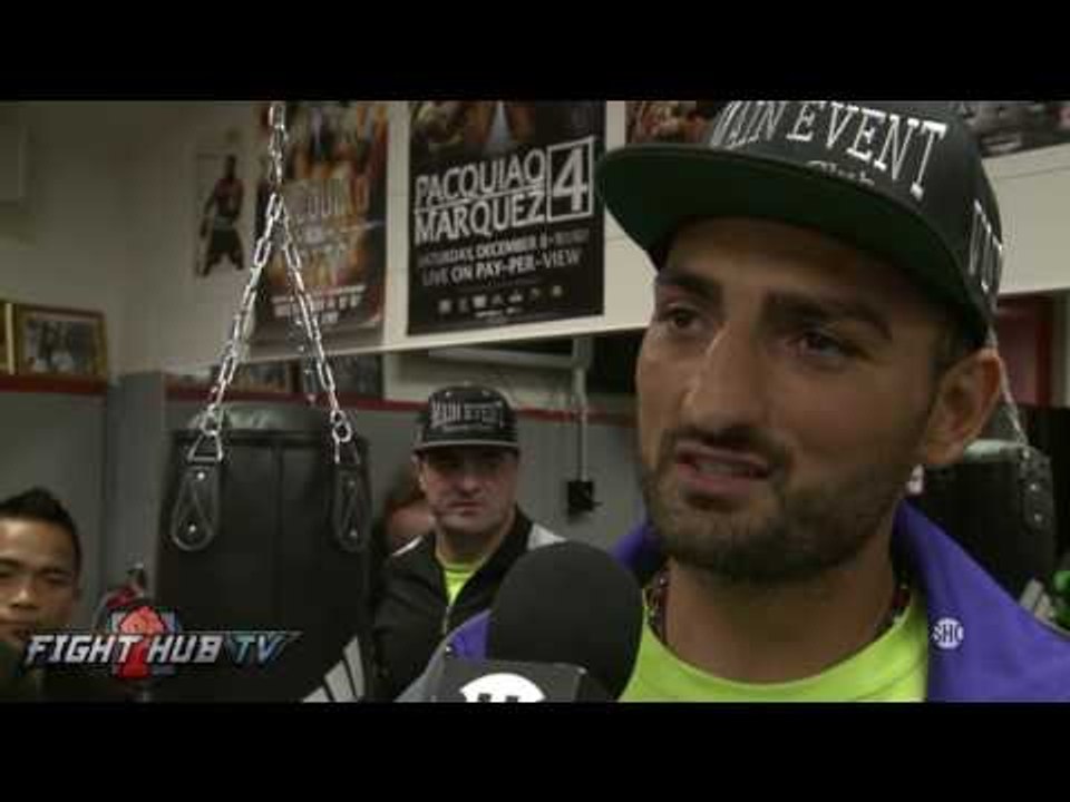 Vanes Martirosyan "We are going to pressure and the KO will come!"