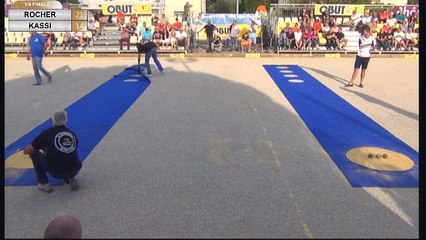 Nyons Pétanque 2016 : Les quarts du tir de précision - début