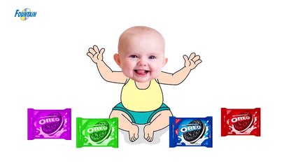 Bad Baby crying and learn colorful Oreo & IronMan _ Cars for Kids TV