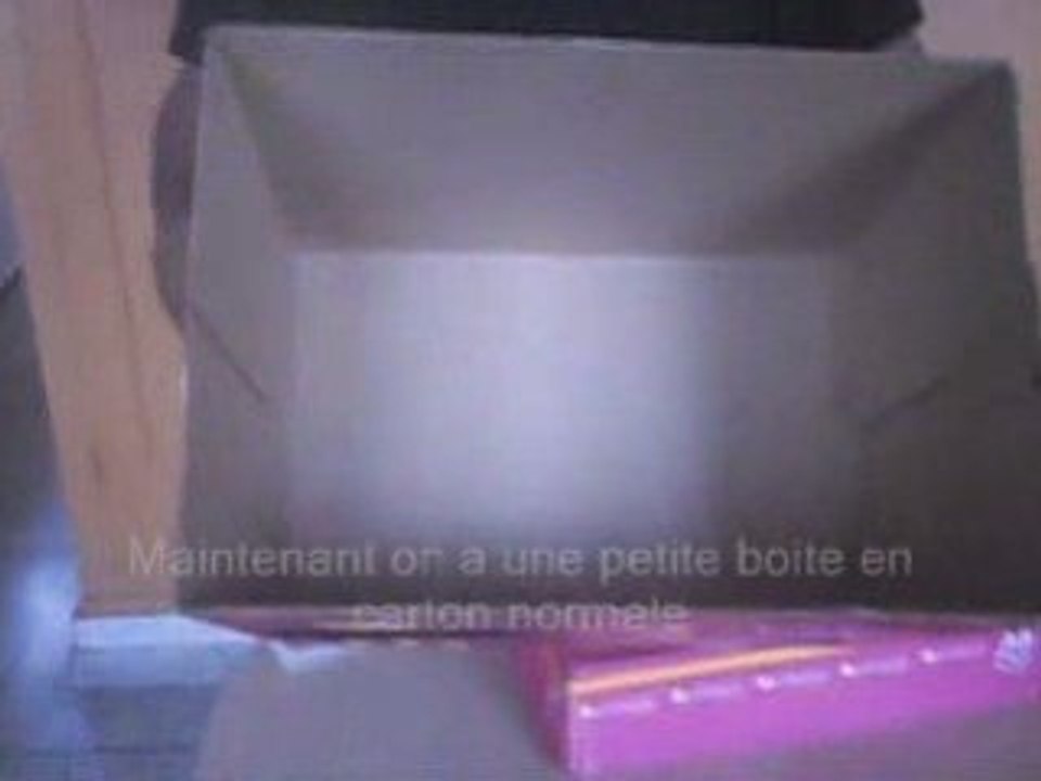 La carte perdue dans la boite