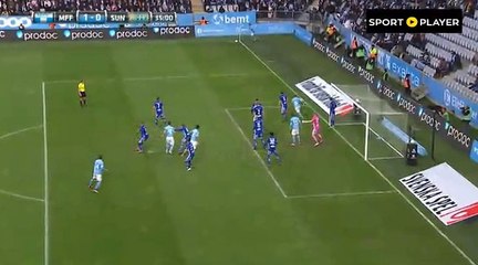 Franz Brorsson  GOAL - Malmo FF	1-0	Sundsvall 11.04.2017 HD
