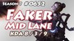 SKT T1 Faker - Orianna vs Ryze - SSG Crown, KR LOL Highlights - 페이커 오리아나