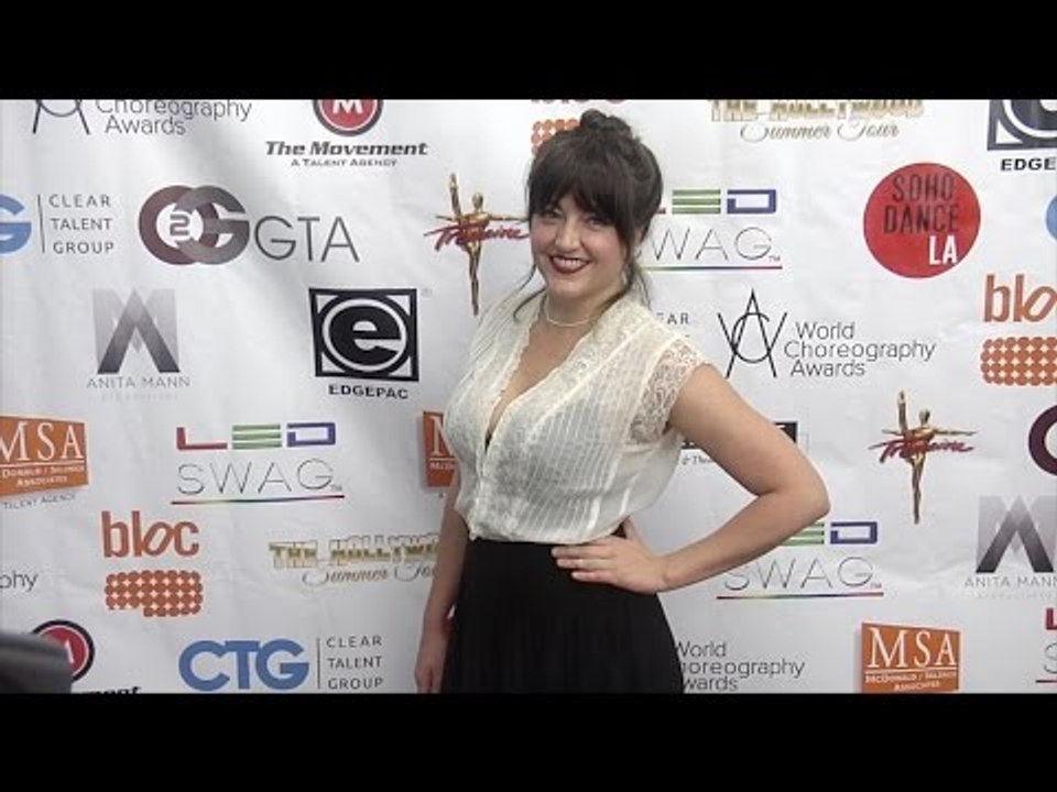 Kathryn Burns 2016 World Choreography Awards Red Carpet