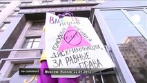 Une manifestation contre une loi anti-gay en Russie tourne à l'affrontement