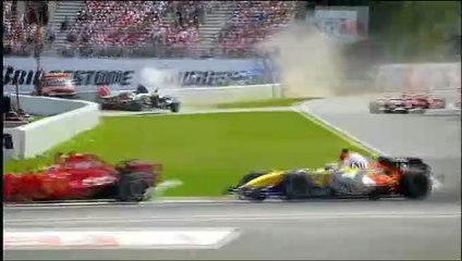 F1 2007 Canada Kubica Massive Crash Review