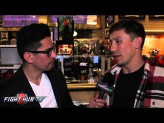 Gennady Golovkin on Canelo saying he doesn't deserve fight, "its terrible, This is not respect"