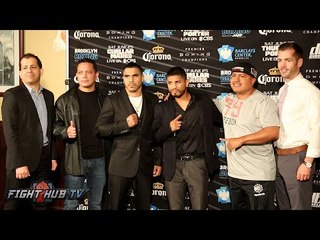 Jesus Cuellar vs. Abner Mares COMPLETE Press Conference & Face Off video